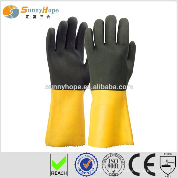 Gant de sécurité PVC pvc de Sunnyhope PVC